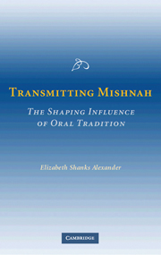 Transmitting Mishnah cover
